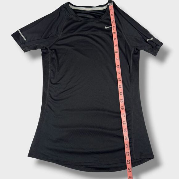 Nike Dri-FIT Shirt Women’s Small Black Athletic Running Tee Stretch Fit Top - Picture 4 of 7